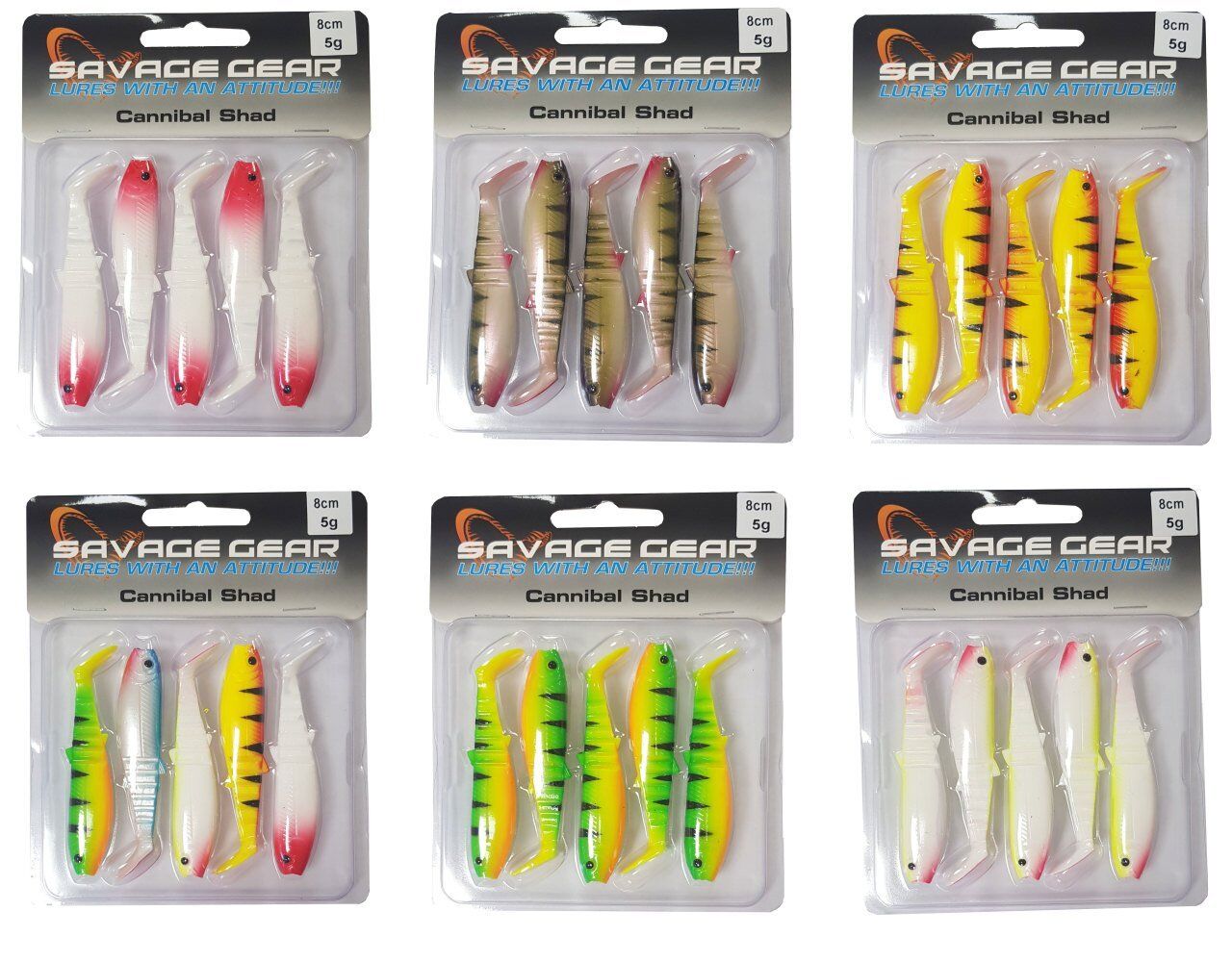 Savage gear Cannibal 8cm 5 Adet Suni Yem